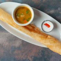 Plain Dosa · Crepe made from lentils and rice batter.