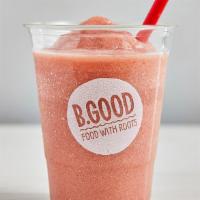 Watermelon Chill · watermelon, strawberries, lime juice, mint, blended with ice (cal:187) - Vegan, Gluten Free ...