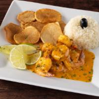 Shrimp (Camarão) · Seven pieces of pan-seared or grilled shrimp, served with your choice of sauce (Natas, Mozam...