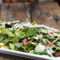 Caesar Salad · Baby kale & romaine, boquerones (anchovies; yes...anchovies; one more time...these are ancho...