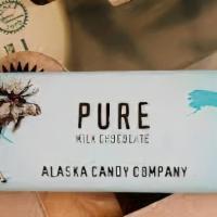 Alaska Candy Company  · AVIALABLE IN :-
PURE MILK CHOCOLATE 
ALMONDS MILK CHOCOLATE
ALMONDS DARK CHOCOLATE
CARAMEL M...