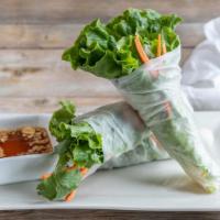 Fresh Rolls · Rice skin paper rolled with chicken, shrimp, noodles, and vegetables. Served with sweet chil...
