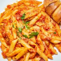 Pasta Marinara · Your choice of pasta crowned with our marinara sauce.