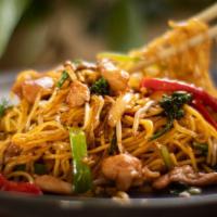 Chicken Chow Mein Or Chop Suey · Served with white rice (no substitution)