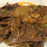 Beef With Tendons & Tripe · Hot and spicy.