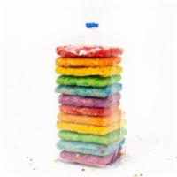 Rainbow Sable Cookie Pack · pack of 12 rainbow sable cookies  (veg, w/o nuts)