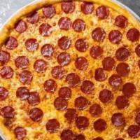 Hall Of Pepperoni Pizza  · Pepperoni and mozzarella cheese baked on a hand-tossed dough