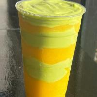 Mango Avocado Smoothie · New smoothie made w/ mango, avocado, honey, chia seeds, oat milk, spinach, and cinnamon. 24 ...