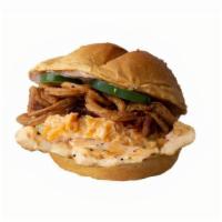 Alaska Grilled Chicken · Grilled Chicken Sandwich, Kenai Cheese, applewood smoked bacon, haystack onions, jalapenos, ...