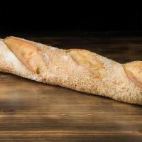 Sesame Seed Baguette · A variation of our ‘signature’ baguette, liberally sprinkled with sesame seeds. The dough is...