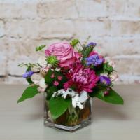Simply Purple · Purple long lasting blooms grounded in stones for a natural eco-friendly look. For a persona...