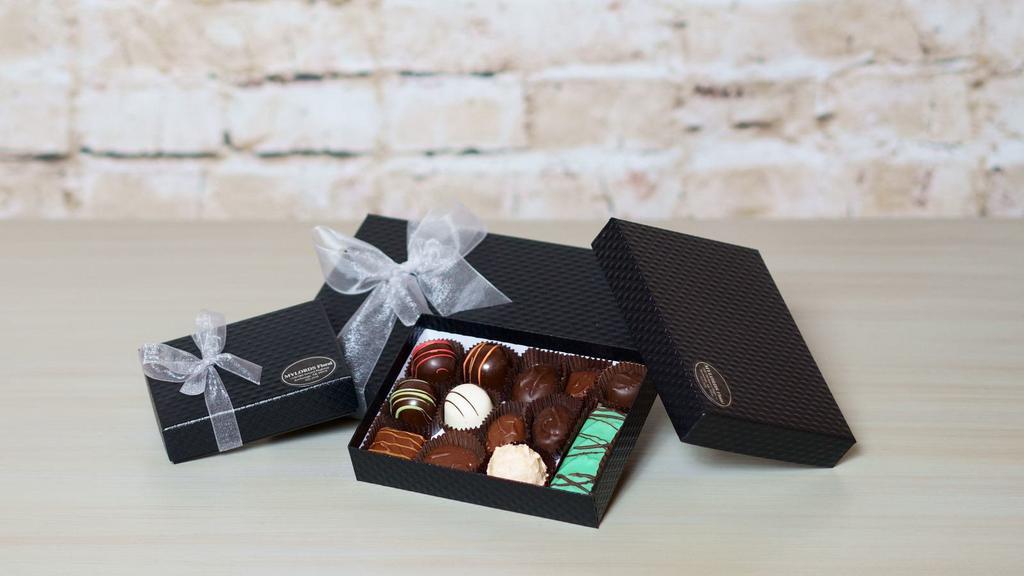 Gourmet Chocolates · We offer gourmet Abdallah chocolates in three different sized boxes.