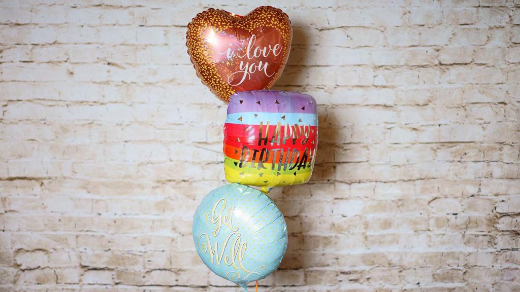 Mylar Balloon · By itself or attached to another gift selection, balloons always grab attention. **Please indicate in special instructions any special occasion you would like the balloon to fit.**