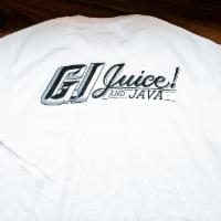 Gi Juice T-Shirt · Mens sizes - 50/50 cotton t-shirt with our logo on the back, 