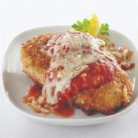 Chicken Parmesan & Penne Pasta (Cold, 15 Oz) · Breaded chicken cutlet over penne pasta with marinara sauce. 15 oz