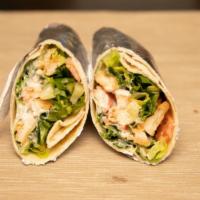 Crispy Chicken Wrap · Lettuce, tomatoes, chipotle mayonnaise.
