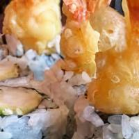 Shrimp Tempura* Roll · shrimp tempura, avocado, mayo & masago *served 4 pcs