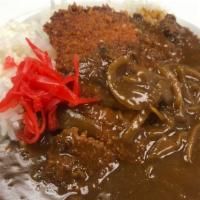Katsu Curry · Pork Cutlet, curry over rice