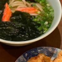Shrimp Tempura Udon · Wheat noodle in soup with shrimp tempura