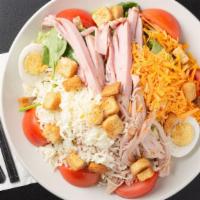 Chef'S Salad Lunch Special · Served with ham, turkey, and cheese, tomato, and cucumbers.