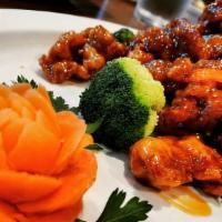 Special General Tso'S Chicken · Hot and spicy. Sauteed in chef's special sauce. Served with white rice or brown rice. Includ...