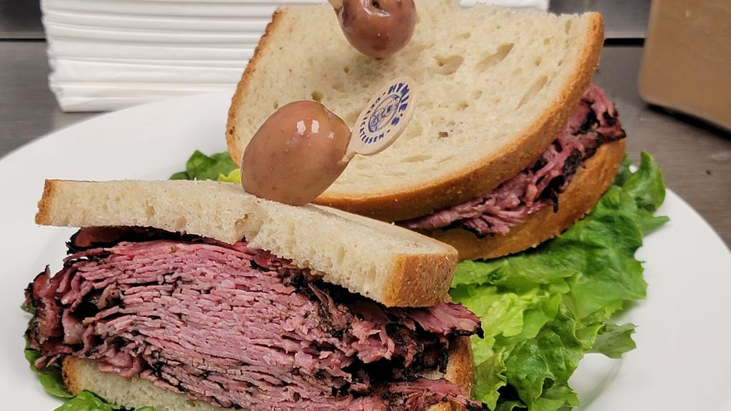 Hot Pastrami Sandwich · Popular. Homemade. About ten ounces mouthwatering fillings.