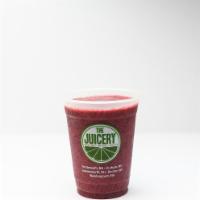 Very Berry Smoothie · Strawberry, blueberry, raspberry, banana, and apple juice.