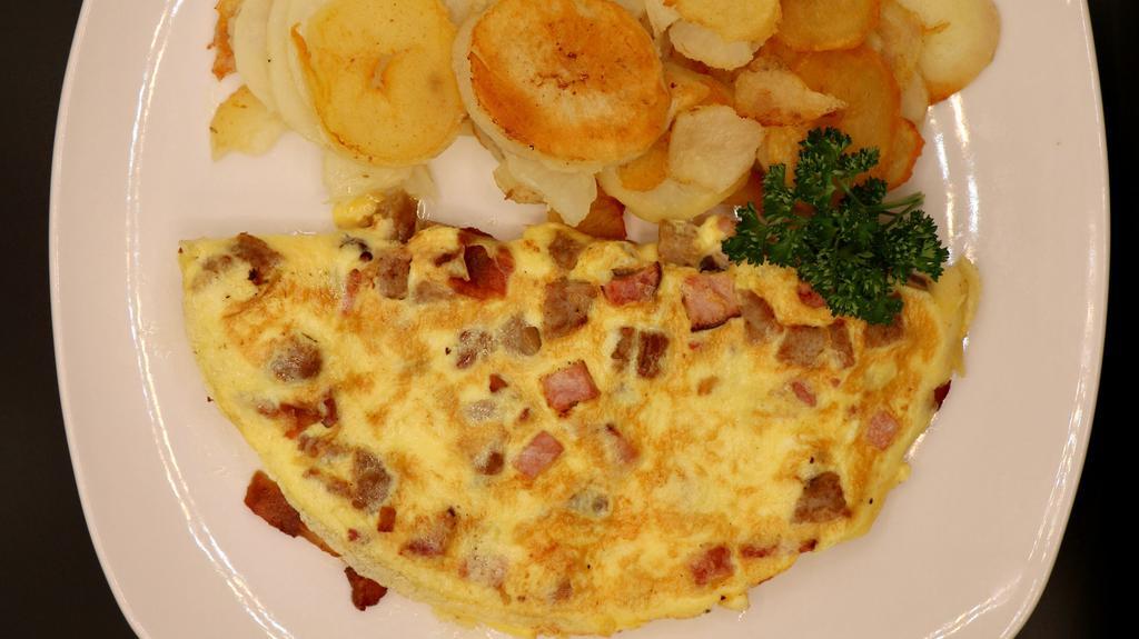 Build Your Own Omelette · Build your own four egg omelette with your choices of.