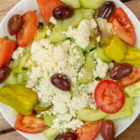 Greek Salad · Mediterranean. add toppings for an additional charge.