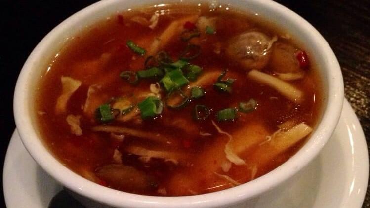 Hot & Sour Soup · Spicy. Vegetarian.