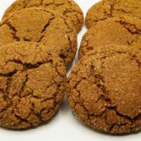 Ginger Molasses Cookies 6Pck · Soft & chewy, these deeply spiced cookies are loaded with fresh ginger as well as crystalliz...