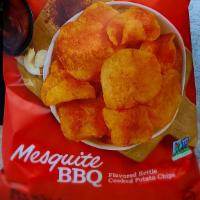 Deep River Chips: Mesquite Bbq 2Oz (Small Bag) · Cooked exclusively in sunflower oil, flavored kettle cooked potato chips.