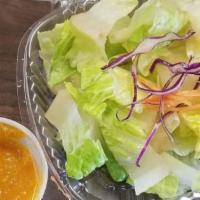 Green Salad · Fresh Lettuce with Ginger Dressing