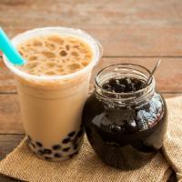 Mocha Bubble Tea · A cool interpretation of mocha.