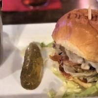 The Captain Morgan Burger (8 Oz) · The Drake Tavern's original classic burger. Charcoal grilled and smothered with our original...