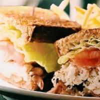 Chicken Salad Sandwich · freshly made chicken salad all white meat,lettuce,tomatoes,mayo or mustard on your choice of...