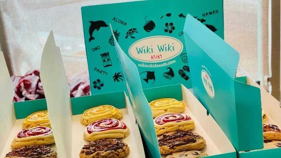 Kuki Box · Cookie box of 4 with 4 different flavors of the week