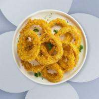 Onion Fun Rings · (Vegetarian) Sliced onions dipped in a light batter and fried until crispy and golden brown.
