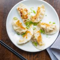 Mama'S Homemade Dumplings · Our signature handmade dumplings.  Pork or Vegetarian.