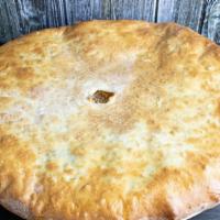 Lobiani · A Thin pie filled with mashed beans.