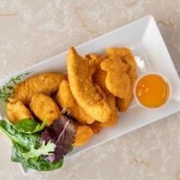 Chicken Fingers · Your choice of plain honey mustard bbq or buffalo.