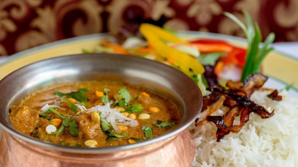Lamb Chettinad · Traditional Lamb Dish Cooked w/ Southern Herbs & Spices