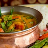 Vegetable Korma · Mixed Vegetables Cooked in a Creamy Rich Sauce