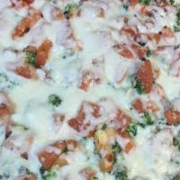 White Veggie Pizza (Medium - 14