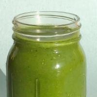 Green Healthy Monster · Organic kale, organic spinach, apple, celery, cucumber and lemon