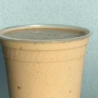 Healthy Elvis · Banana, peanut butter, medjool dates, and oatmilk