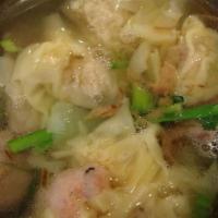 Wonton Noodle Soup · Egg noodle with wonton soup