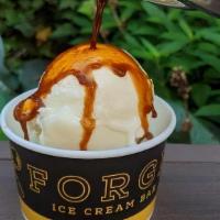 Affogato · One scoop of ice cream from Forge Ice Cream Bar's with a double shot of Black Cat espresso.