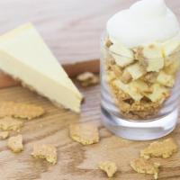 New York Style · Strawberry cheesecake ice cream mixed with cheesecake bites, and topped with NY style cheese...