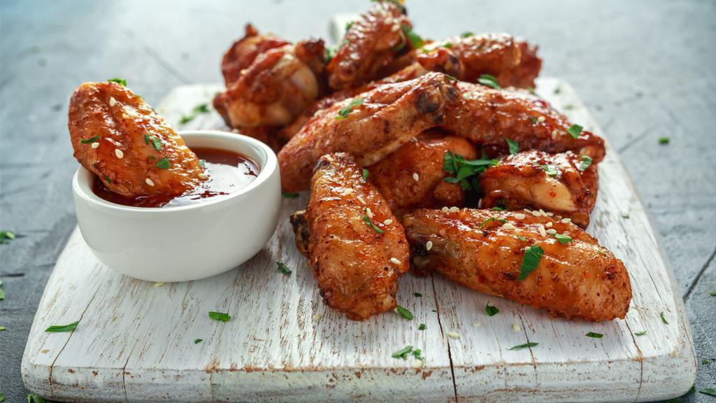 Sweet & Spicy Wings · Contrasting sweet and spicy flavors that are perfect for wings.